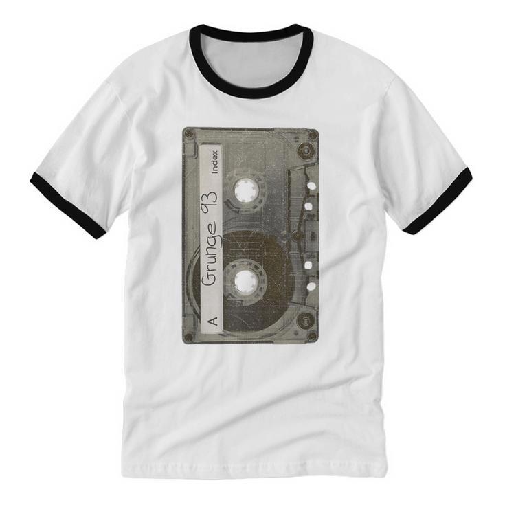 90s MUSIC NOSTALGIA GRAPHIC Unisex Cotton Ringer T-Shirt 90s MUSIC NOSTALGIA GRAPHIC Unisex Cotton Ringer T-Shirt