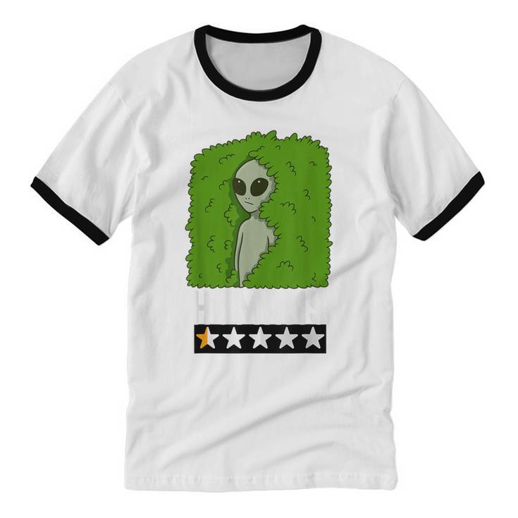 Alien Avoids Humans Sarcastic Introvert Humor Unisex Cotton Ringer T-Shirt Alien Avoids Humans Sarcastic Introvert Humor Unisex Cotton Ringer T-Shirt