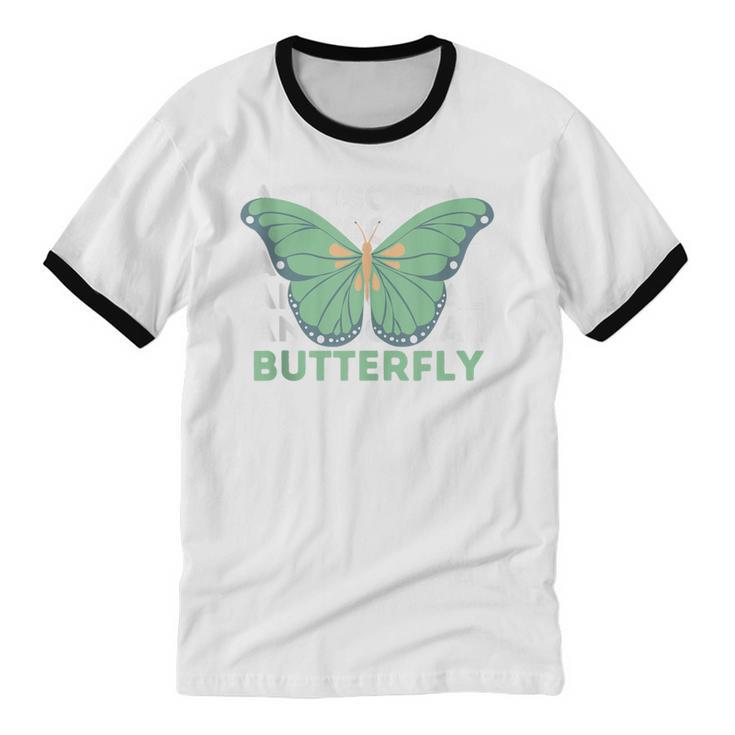 Anti-Social Introvert Butterfly Unisex Cotton Ringer T-Shirt Anti-Social Introvert Butterfly Unisex Cotton Ringer T-Shirt