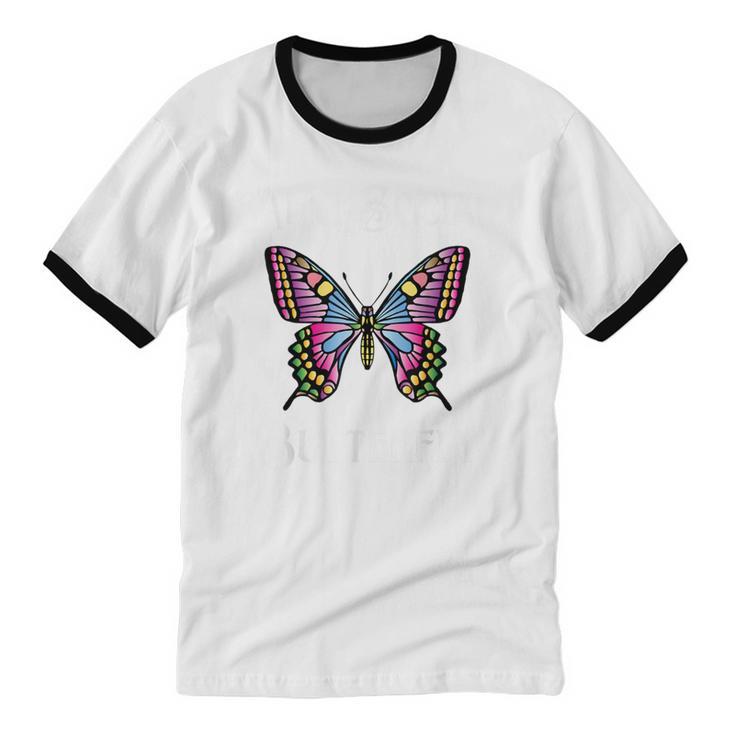 Antisocial Butterfly Aesthetic Introvert For Women Men Unisex Cotton Ringer T-Shirt Antisocial Butterfly Aesthetic Introvert For Women Men Unisex Cotton Ringer T-Shirt