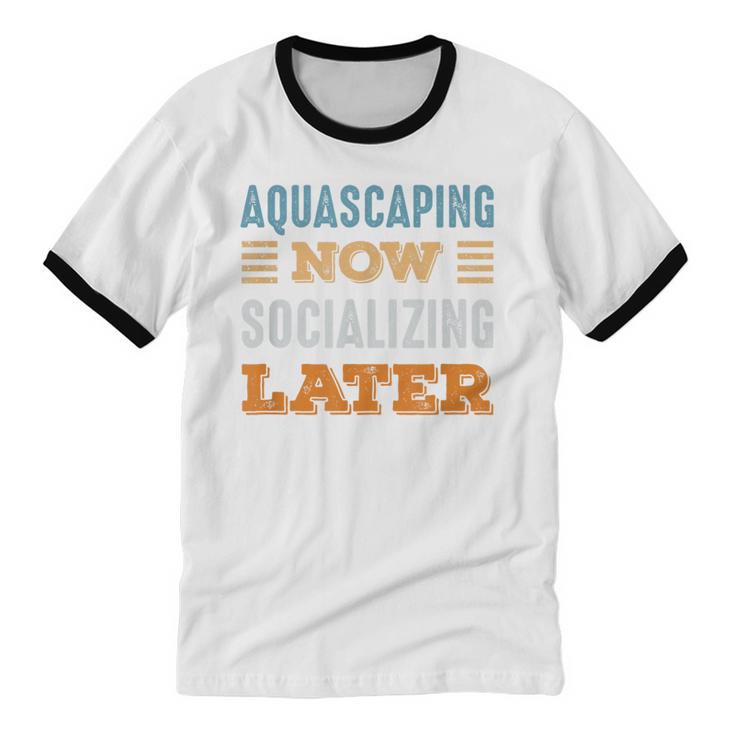 Aquascaping Now Minimal Socializing Introvert Vintage Unisex Cotton Ringer T-Shirt Aquascaping Now Minimal Socializing Introvert Vintage Unisex Cotton Ringer T-Shirt