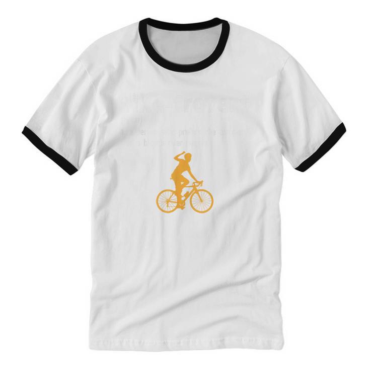Bike-Trovert Bicycle Humor Definition Introvert Unisex Cotton Ringer T-Shirt Bike-Trovert Bicycle Humor Definition Introvert Unisex Cotton Ringer T-Shirt