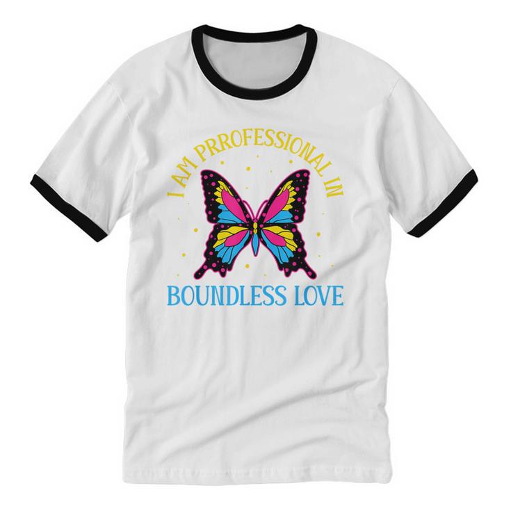 Boundless Love Pan Pride Pansexual Introvert Omnisexuality Unisex Cotton Ringer T-Shirt Boundless Love Pan Pride Pansexual Introvert Omnisexuality Unisex Cotton Ringer T-Shirt