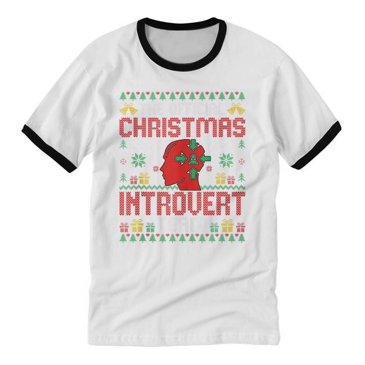 Christmas Introvert Team Introvert Introverted Xmas Unisex Cotton Ringer T-Shirt Christmas Introvert Team Introvert Introverted Xmas Unisex Cotton Ringer T-Shirt
