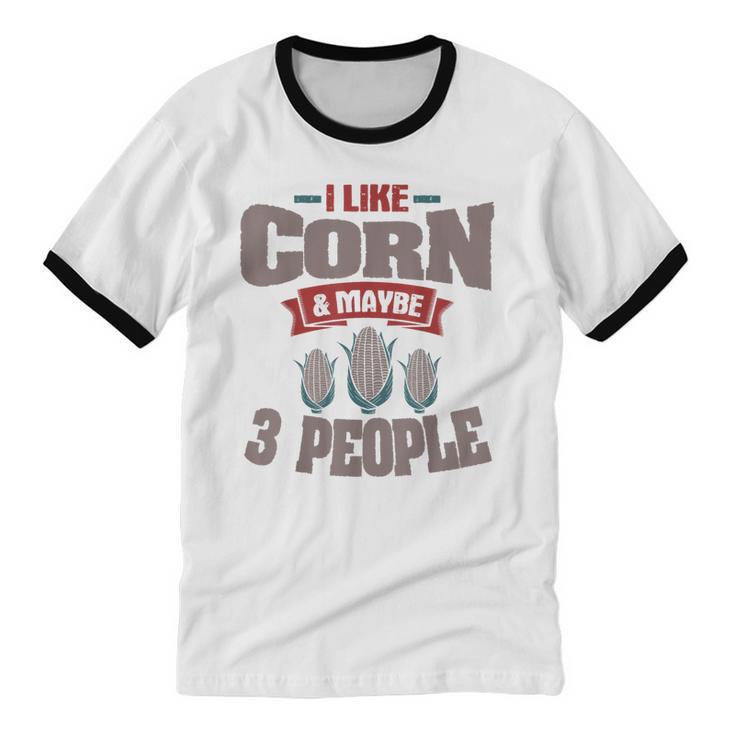 Corn Enthusiast Introvert Maize Farmer Planter Grower Unisex Cotton Ringer T-Shirt Corn Enthusiast Introvert Maize Farmer Planter Grower Unisex Cotton Ringer T-Shirt