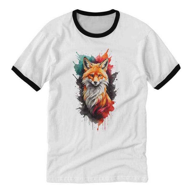 Fox For Fox Lovers Men Women Kids Introverts Unisex Cotton Ringer T-Shirt Fox For Fox Lovers Men Women Kids Introverts Unisex Cotton Ringer T-Shirt