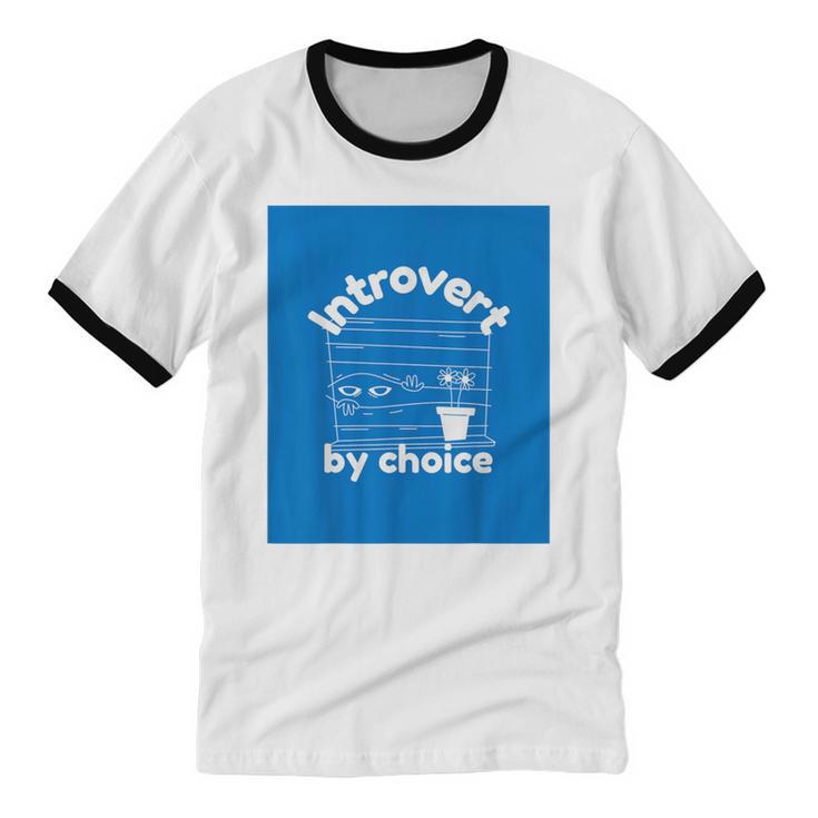 Fun For Introverts Unisex Cotton Ringer T-Shirt