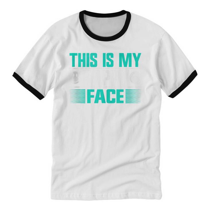 This Is My Happy Face Introvert Unisex Cotton Ringer T-Shirt This Is My Happy Face Introvert Unisex Cotton Ringer T-Shirt