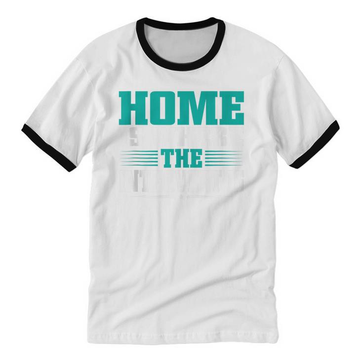 Home Is Where The Introvert Is Introvert Unisex Cotton Ringer T-Shirt Home Is Where The Introvert Is Introvert Unisex Cotton Ringer T-Shirt