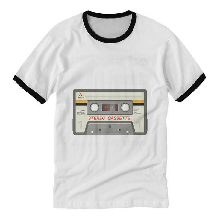 I'm From The 1900s Be Patient Retro Cassette Tape Premium Unisex Cotton Ringer T-Shirt