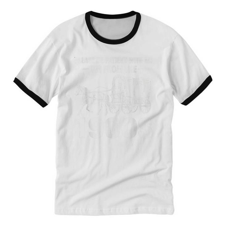 I'm From The 1900s Tee Over The Hill Unisex Cotton Ringer T-Shirt