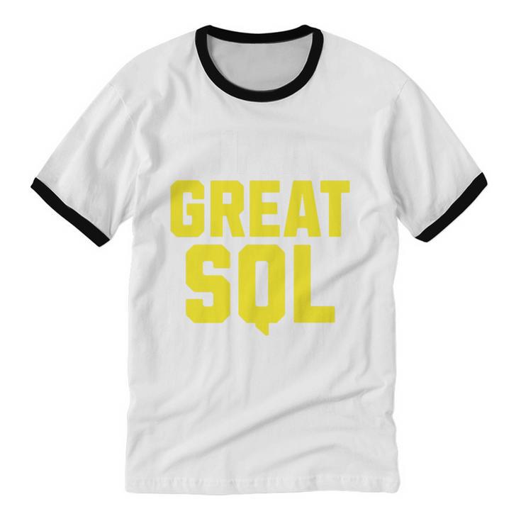 I'm A Great SQL Introvert Saying Inbound Marketing Premium Tri-Blend Unisex Cotton Ringer T-Shirt
