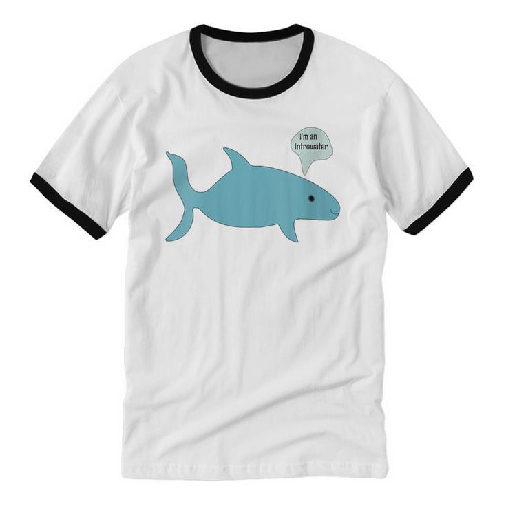 I'm An Introwater Cute Whale I'm An Introvert Unisex Cotton Ringer T-Shirt I'm An Introwater Cute Whale I'm An Introvert Unisex Cotton Ringer T-Shirt