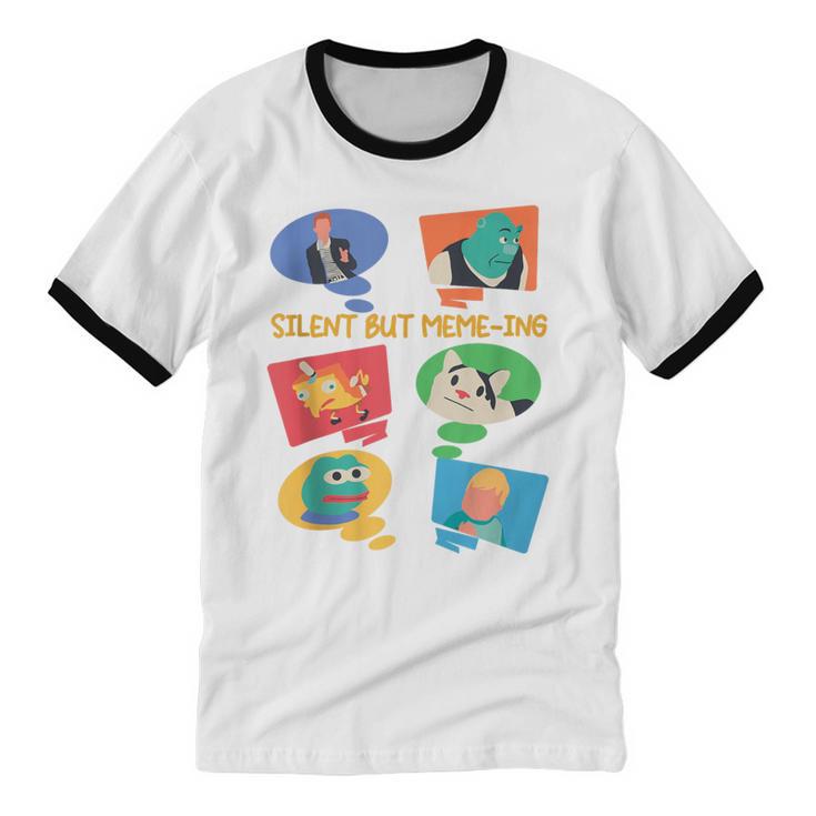 Introvert Anti People Antisocial Social Media Meme Lovers Unisex Cotton Ringer T-Shirt