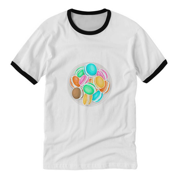 Introvert Baking Dessert Foodie For Baker Pastry Chef Unisex Cotton Ringer T-Shirt