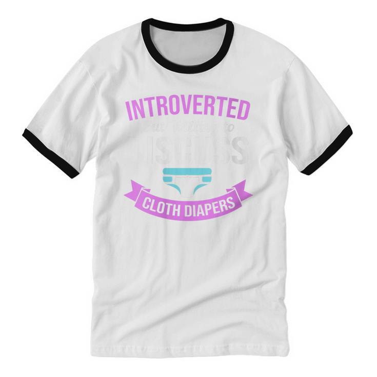 Introvert Hippie Mom Cloth Diapers Crunchy Mama Unisex Cotton Ringer T-Shirt Introvert Hippie Mom Cloth Diapers Crunchy Mama Unisex Cotton Ringer T-Shirt