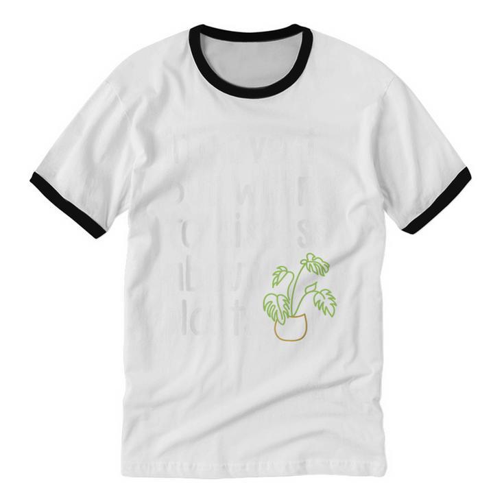 Introvert Humorous Plant Lover Gardening Unisex Cotton Ringer T-Shirt Introvert Humorous Plant Lover Gardening Unisex Cotton Ringer T-Shirt
