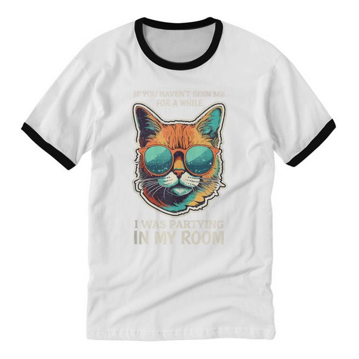 Introvert Joke For Introversion Personality Pity Party Unisex Cotton Ringer T-Shirt