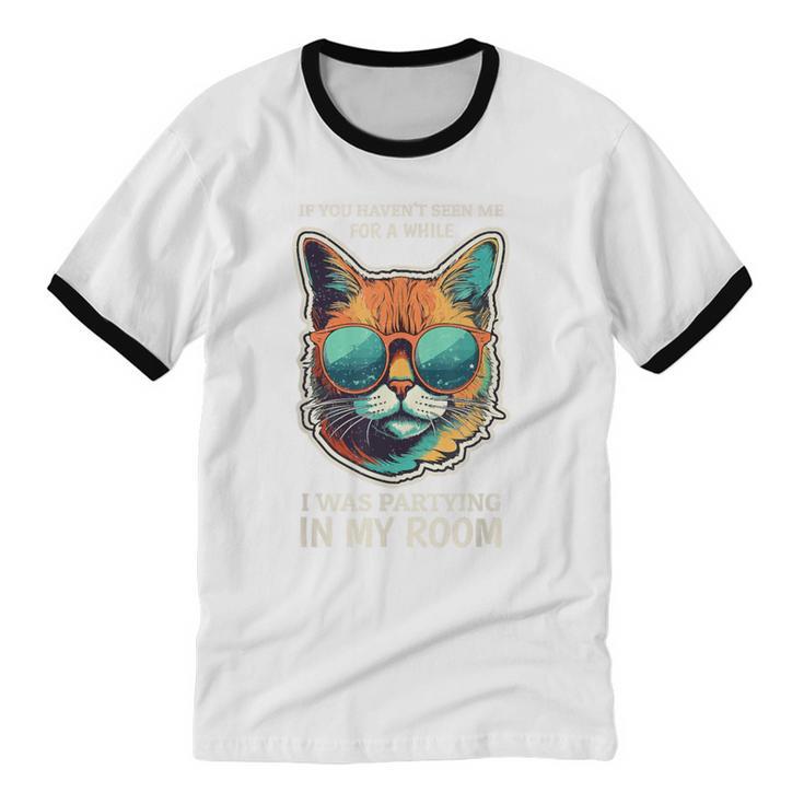 Introvert Joke For Introversion Personality Pity Party Unisex Cotton Ringer T-Shirt