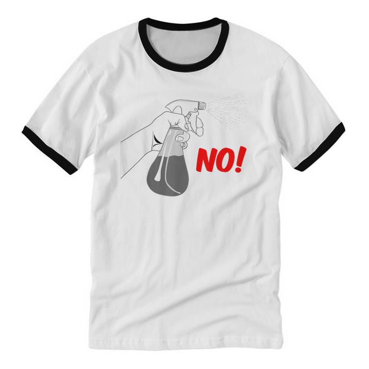 Introvert People Spray Unisex Cotton Ringer T-Shirt