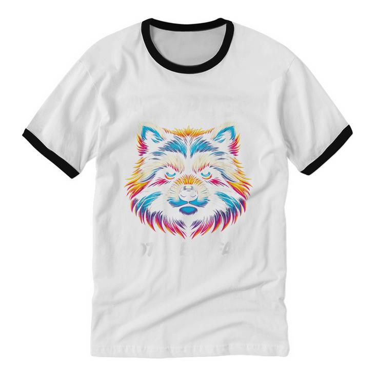 Introvert Raccoon Sarcasm Anti Social Unisex Cotton Ringer T-Shirt Introvert Raccoon Sarcasm Anti Social Unisex Cotton Ringer T-Shirt