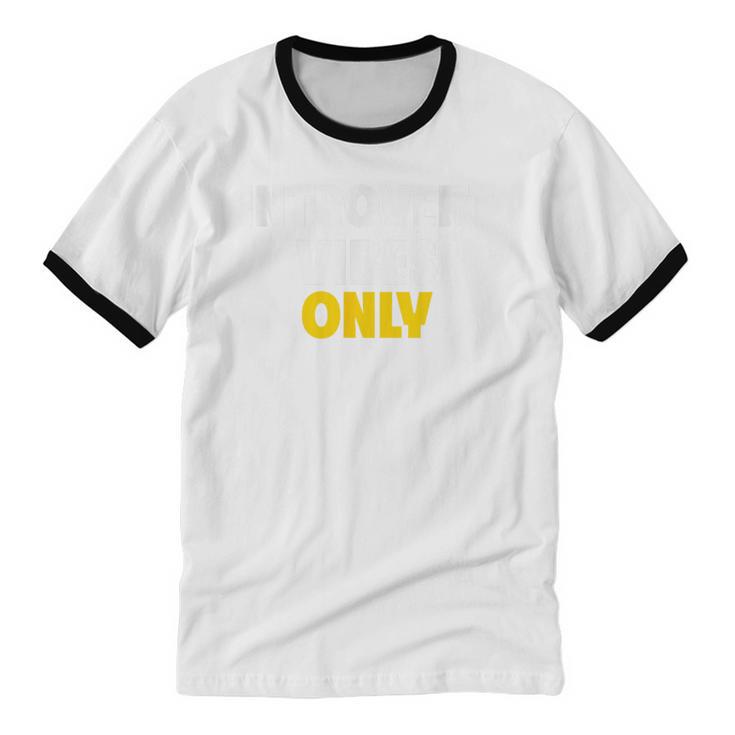 Introvert Vibes Only Unisex Cotton Ringer T-Shirt