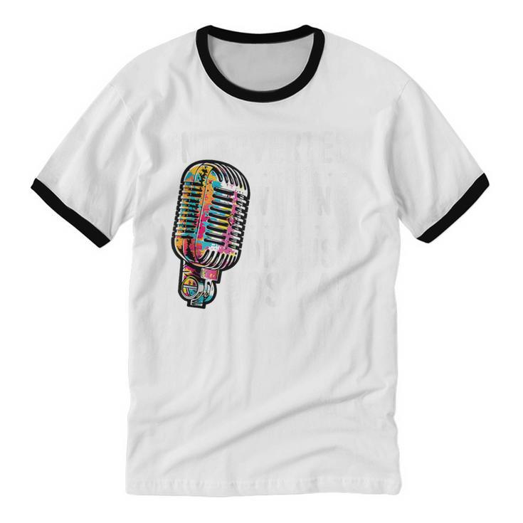 Introverted But Willing To Discuss 90s Rap Socially Awkward Unisex Cotton Ringer T-Shirt Introverted But Willing To Discuss 90s Rap Socially Awkward Unisex Cotton Ringer T-Shirt