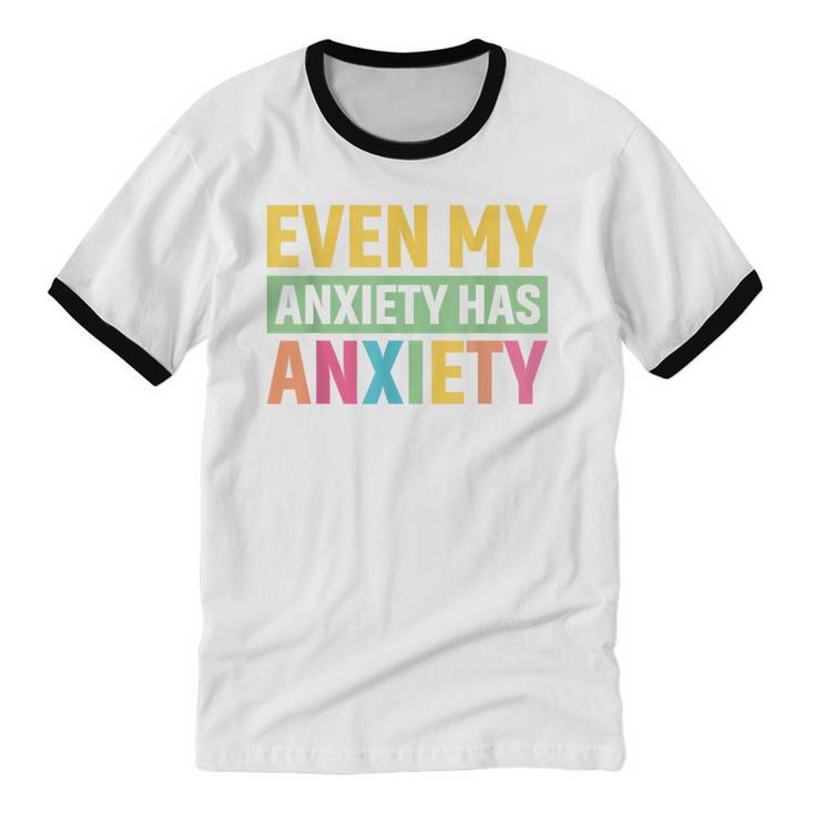 Introverts Anxiety Introvert Antisocial Sarcasm Unisex Cotton Ringer T-Shirt