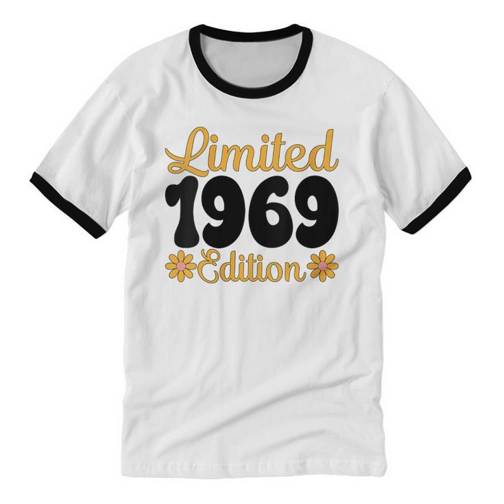 Limited 1969 Edition Retro Nostalgia Art Unisex Cotton Ringer T-Shirt