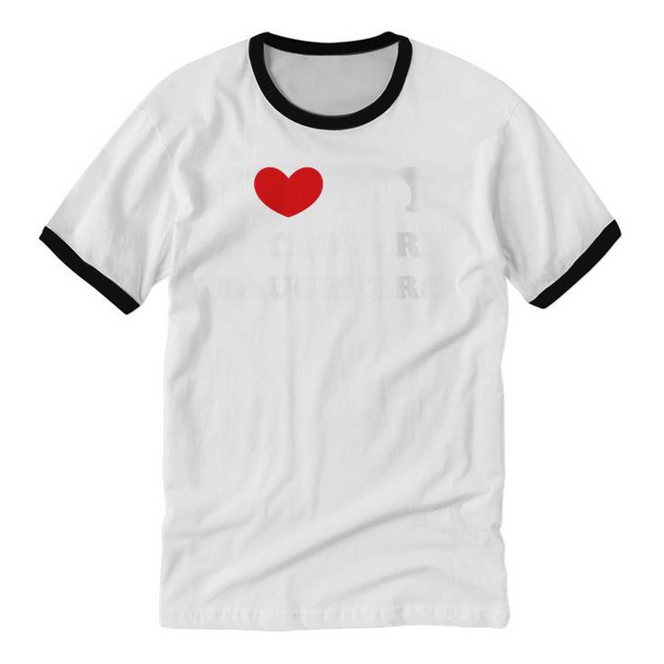 I Love My Introvert Daughters Heart My Introvert Daughters Unisex Cotton Ringer T-Shirt I Love My Introvert Daughters Heart My Introvert Daughters Unisex Cotton Ringer T-Shirt