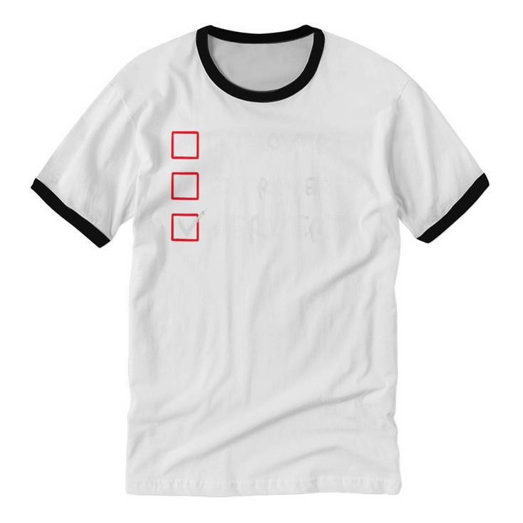 Not Introvert Not Extrovert Pervert Visual Joke Ambivert Unisex Cotton Ringer T-Shirt