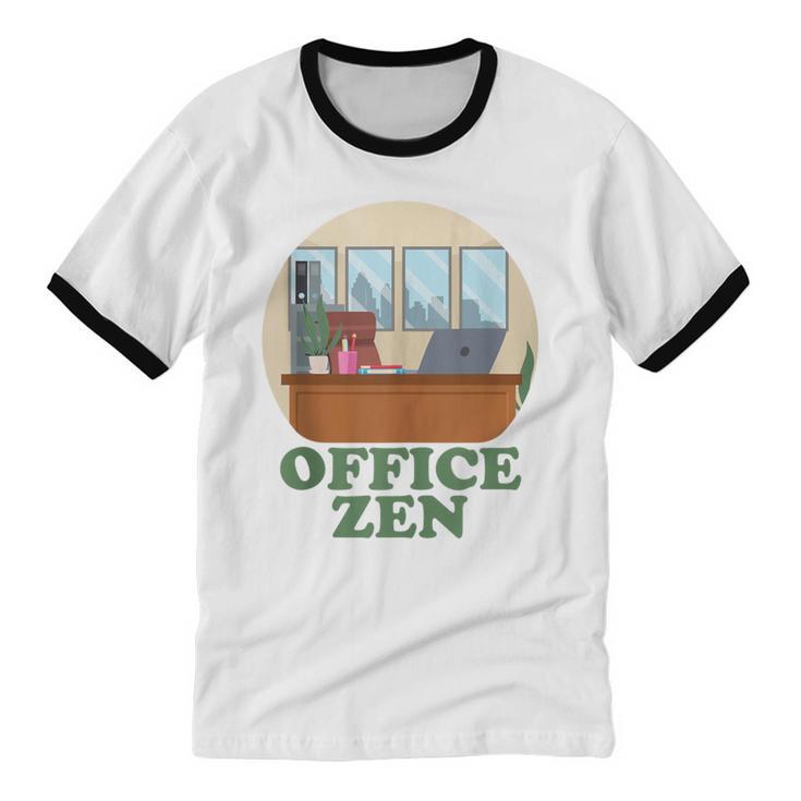 Office Zen Introvert Office Staff Secretary Employee Admin Unisex Cotton Ringer T-Shirt Office Zen Introvert Office Staff Secretary Employee Admin Unisex Cotton Ringer T-Shirt