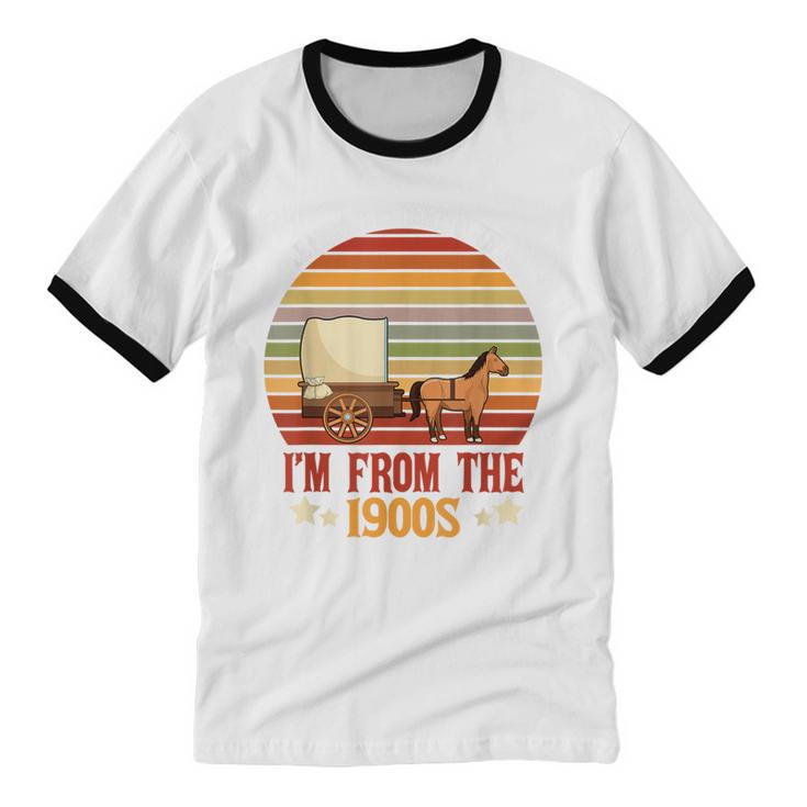 Please Be Patient With Me I'm From The 1900s Cool Dad Unisex Cotton Ringer T-Shirt Please Be Patient With Me I'm From The 1900s Cool Dad Unisex Cotton Ringer T-Shirt