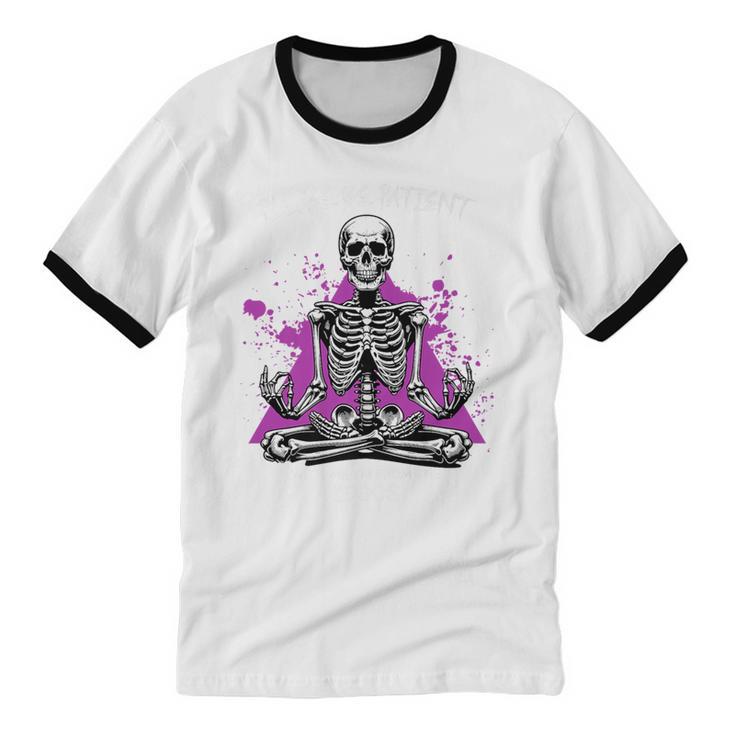 Please Be Patient With Me I'm From The 1900s Humor Premium Unisex Cotton Ringer T-Shirt