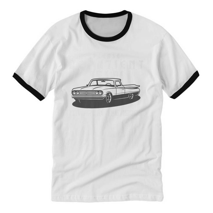 Please Be Patient With Me I'm From The 1900s Old Car Premium Unisex Cotton Ringer T-Shirt