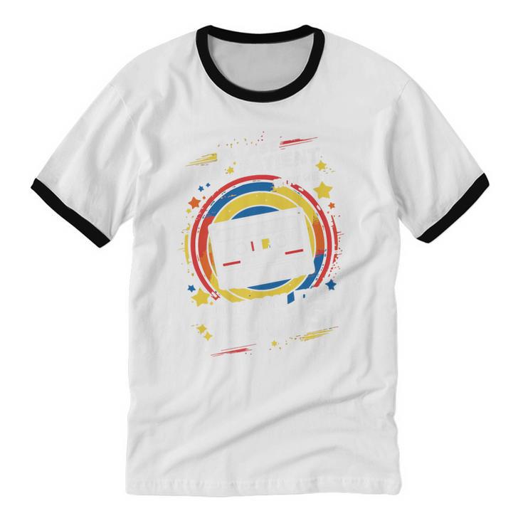 Please Be Patient I'm From The 1900s Premium Unisex Cotton Ringer T-Shirt