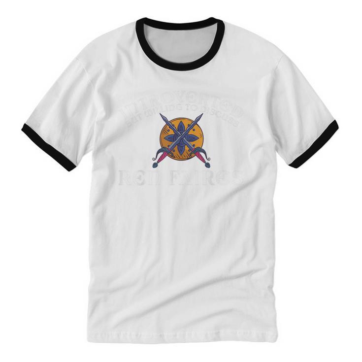 Renaissance Festival Introvert Medieval Ren Faire Unisex Cotton Ringer T-Shirt