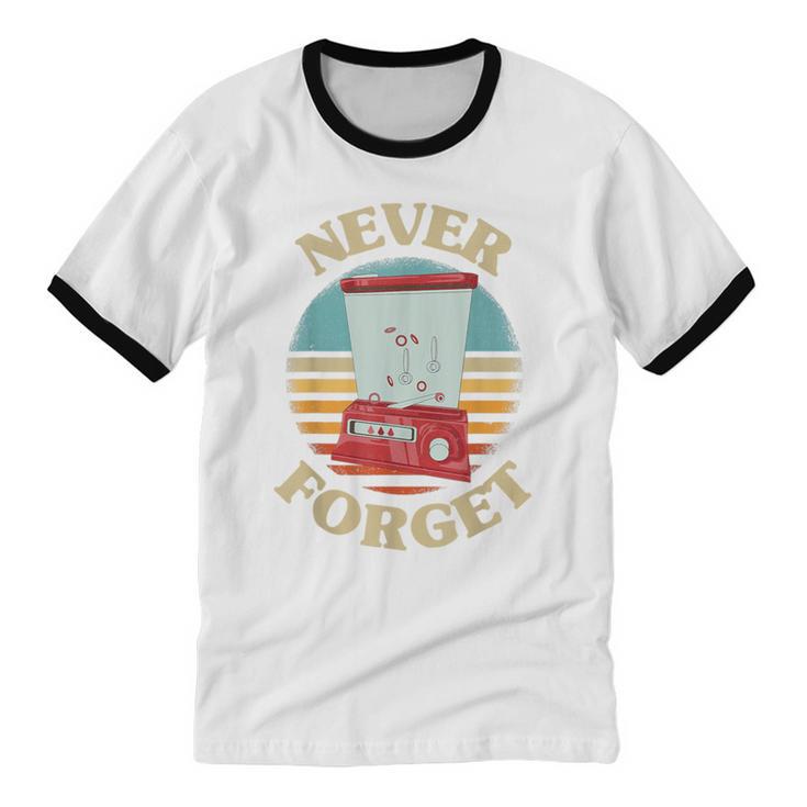 Retro Gaming Never Forget Nostalgia Vintage Unisex Cotton Ringer T-Shirt Retro Gaming Never Forget Nostalgia Vintage Unisex Cotton Ringer T-Shirt