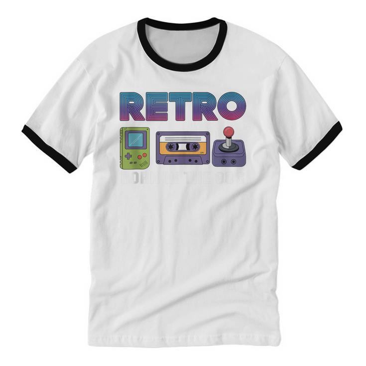 Retro Gaming Nostalgia Tee Perfect For Vintage Lovers Unisex Cotton Ringer T-Shirt Retro Gaming Nostalgia Tee Perfect For Vintage Lovers Unisex Cotton Ringer T-Shirt