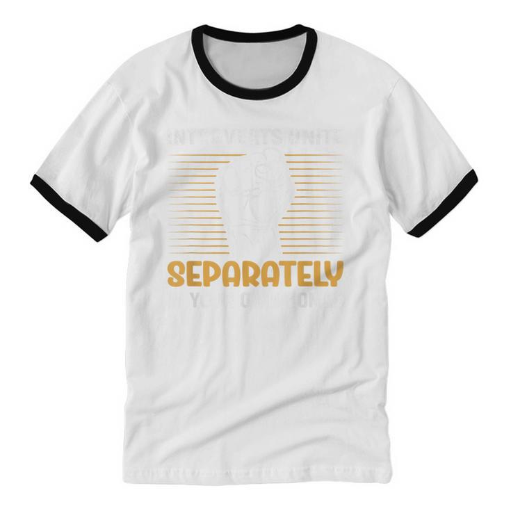 Sarcastic Anti Social Introvert Social Interaction Unisex Cotton Ringer T-Shirt