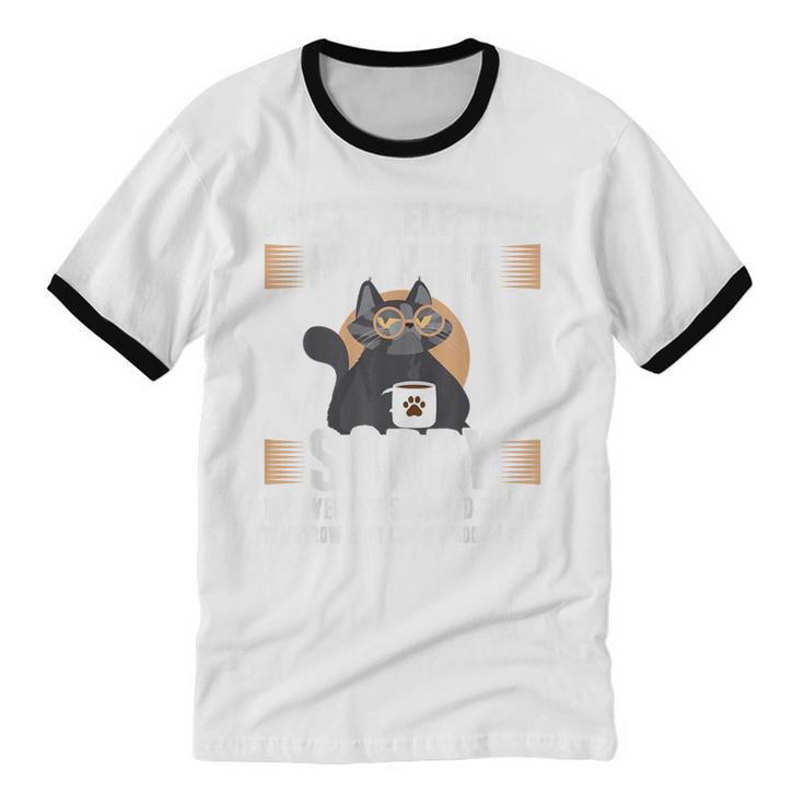 Sarcastic Joke For Introvert And Anti-Social Unisex Cotton Ringer T-Shirt Sarcastic Joke For Introvert And Anti-Social Unisex Cotton Ringer T-Shirt