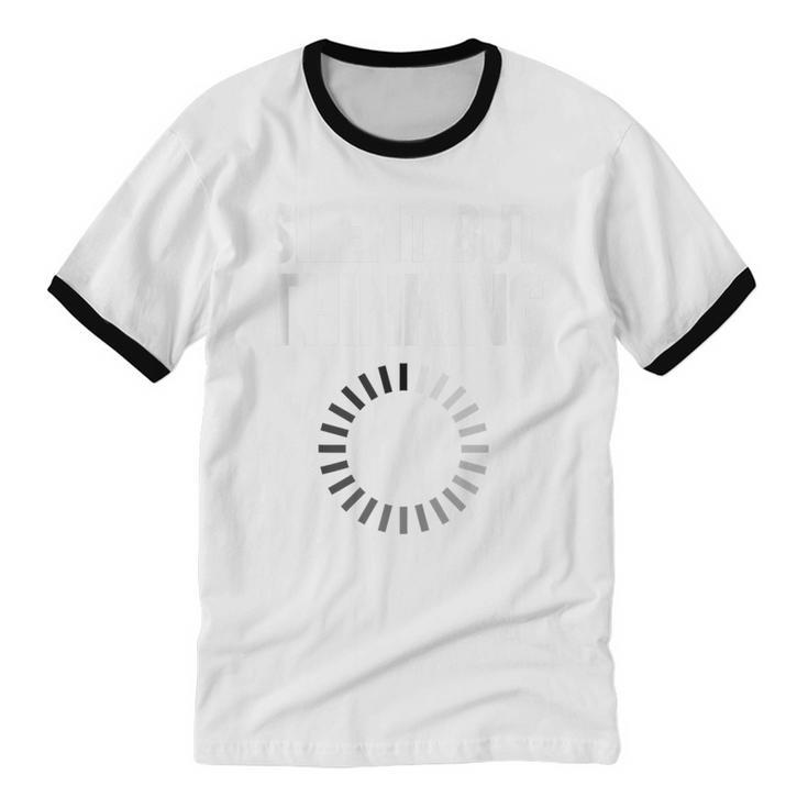 Silent But Thinking Introvert Unisex Cotton Ringer T-Shirt Silent But Thinking Introvert Unisex Cotton Ringer T-Shirt