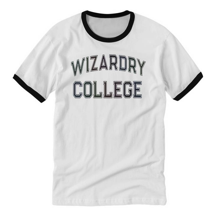Silly Stay Away From Me WIZARDRY COLLEGE Introvert Unisex Cotton Ringer T-Shirt