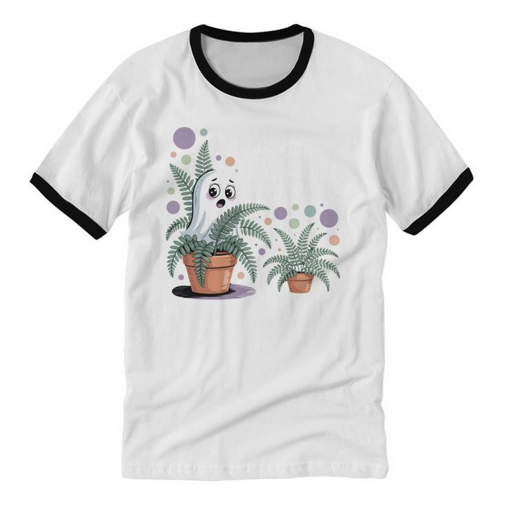Social Anxiety Introvert Nervous Awkward Socially Unisex Cotton Ringer T-Shirt