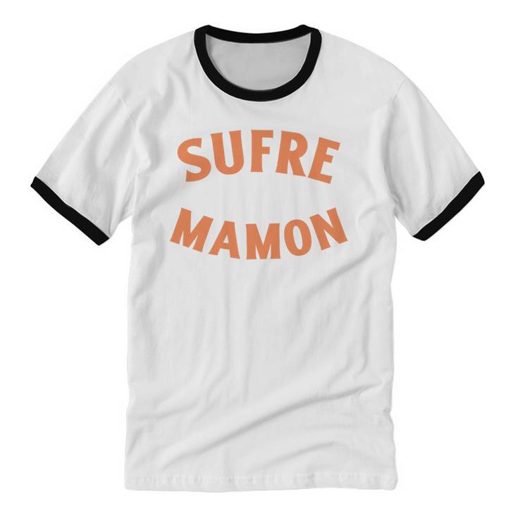 Another Sufre Mamon 80's Spanish Nostalgia Premium Tri-Blend Unisex Cotton Ringer T-Shirt