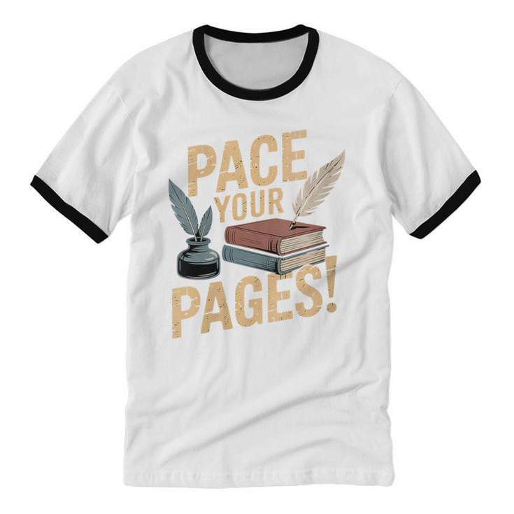 Vintage Literary Nostalgia Unisex Cotton Ringer T-Shirt Vintage Literary Nostalgia Unisex Cotton Ringer T-Shirt