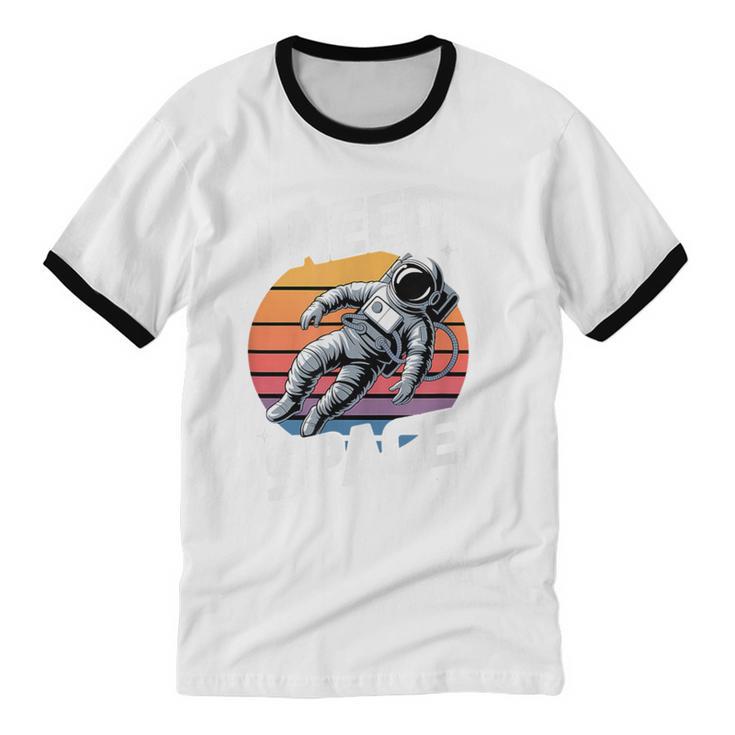 Vintage Space For Introverts I Need Space Unisex Cotton Ringer T-Shirt Vintage Space For Introverts I Need Space Unisex Cotton Ringer T-Shirt
