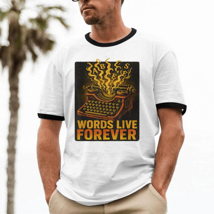 Antiques Collector Writing Retro Nostalgia Curiosity Unisex Cotton Ringer T-Shirt Antiques Collector Writing Retro Nostalgia Curiosity Unisex Cotton Ringer T-Shirt