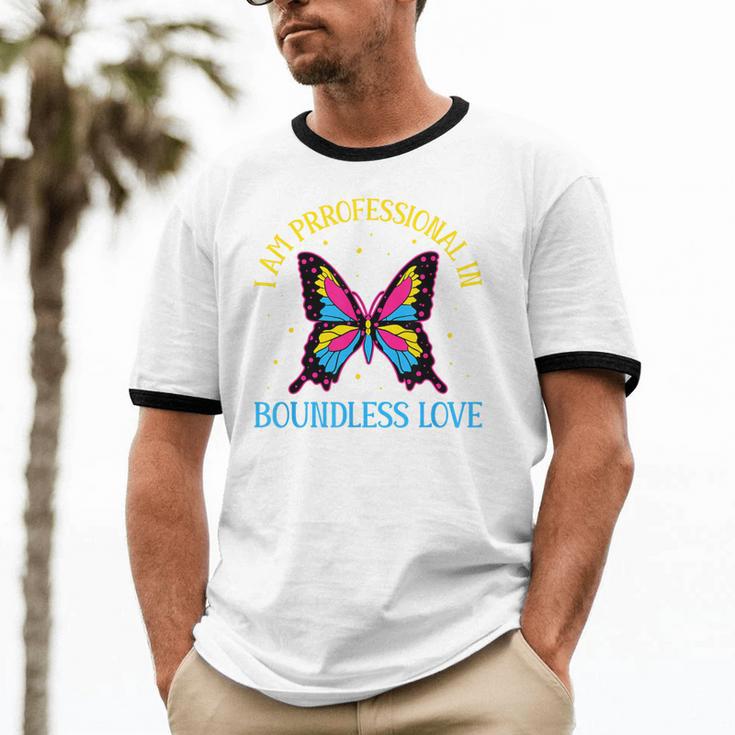 Boundless Love Pan Pride Pansexual Introvert Omnisexuality Unisex Cotton Ringer T-Shirt Boundless Love Pan Pride Pansexual Introvert Omnisexuality Unisex Cotton Ringer T-Shirt