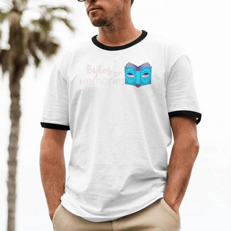 Bytes Of Memories Digital Nostalgia Concept Line Unisex Cotton Ringer T-Shirt